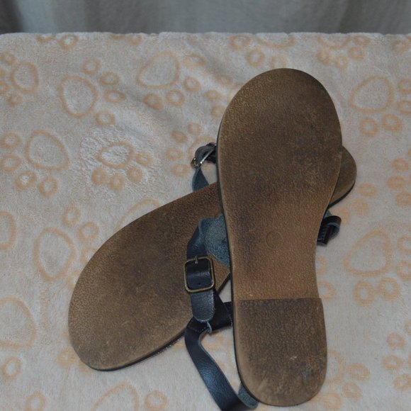 Massimo Women's Sandals - Black, Red, Brown - Picture 6 of 8